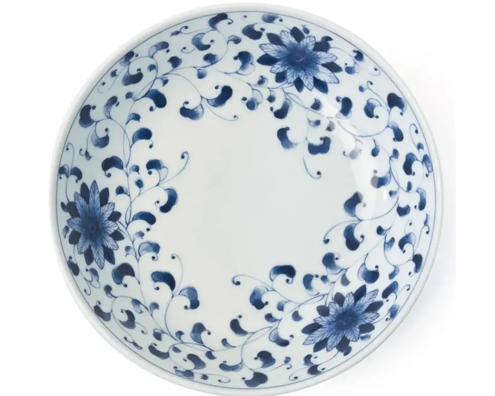 kiku_karakusa__bowl_1.webp MIYA Company Serving Bowls & Plates | Kiku Karakusa 8.25" Bowl
