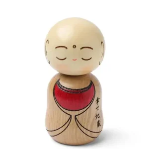 MIYA Company Figurines | Kokeshi Ojizo Brown