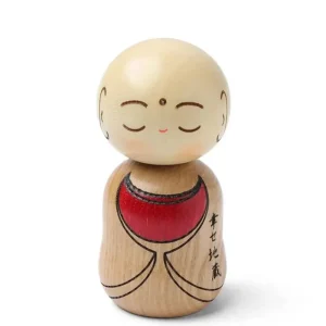MIYA Company Figurines | Kokeshi Ojizo Brown