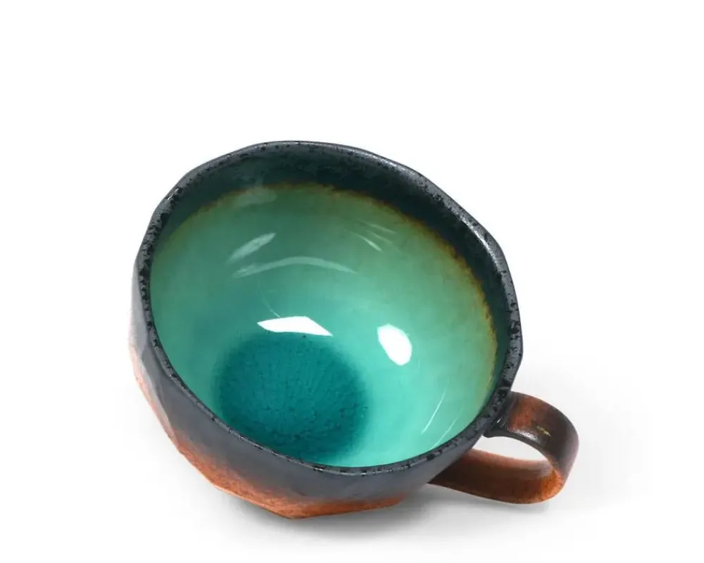 kosui_green__oz_boulder_mug_1.webp MIYA Company Mugs | Kosui Green 8 Oz. Boulder Mug