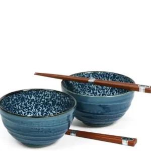 MIYA Company Bowl Sets | Kyo Karakusa 5.25" Bowl For Two Set