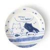 MIYA Company Plates | Lunch Date Cats 5-1/2" Plate