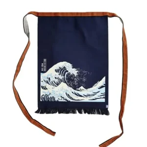 MIYA Company Textile | Maekake Canvas Apron - Great Wave