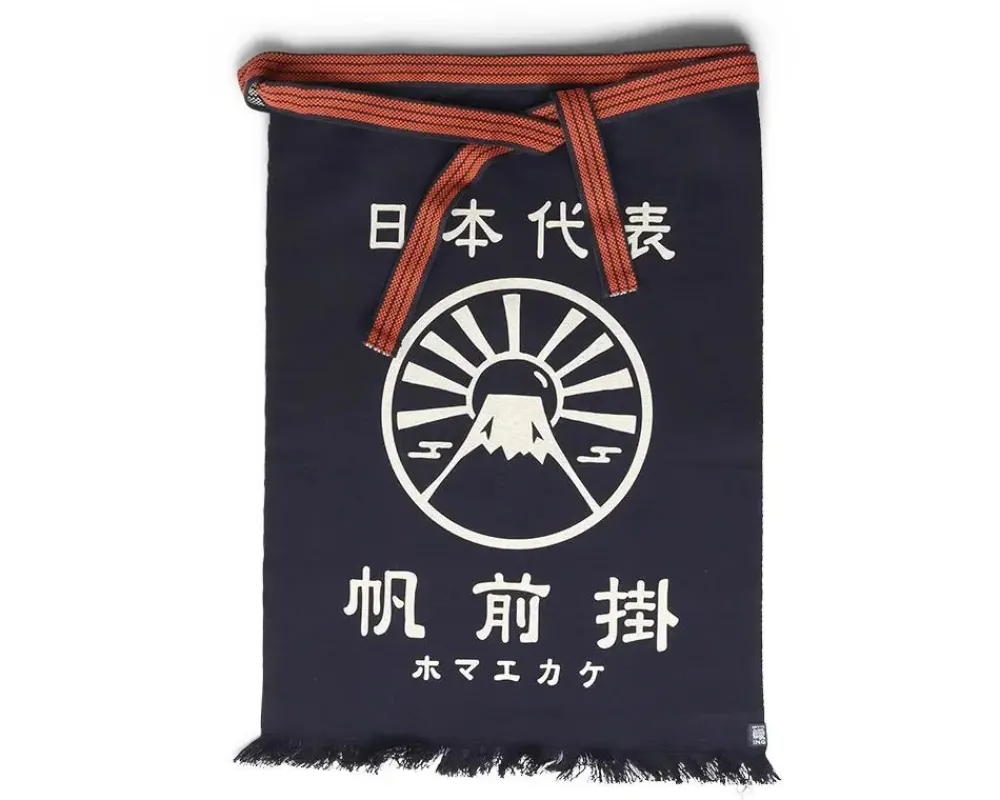 maekake_canvas_apron__mt_fuji_1.webp MIYA Company Aprons | Maekake Canvas Apron - Mt Fuji