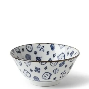 MIYA Company Bowls | Maneki Neko Blue 5.75" Bowl