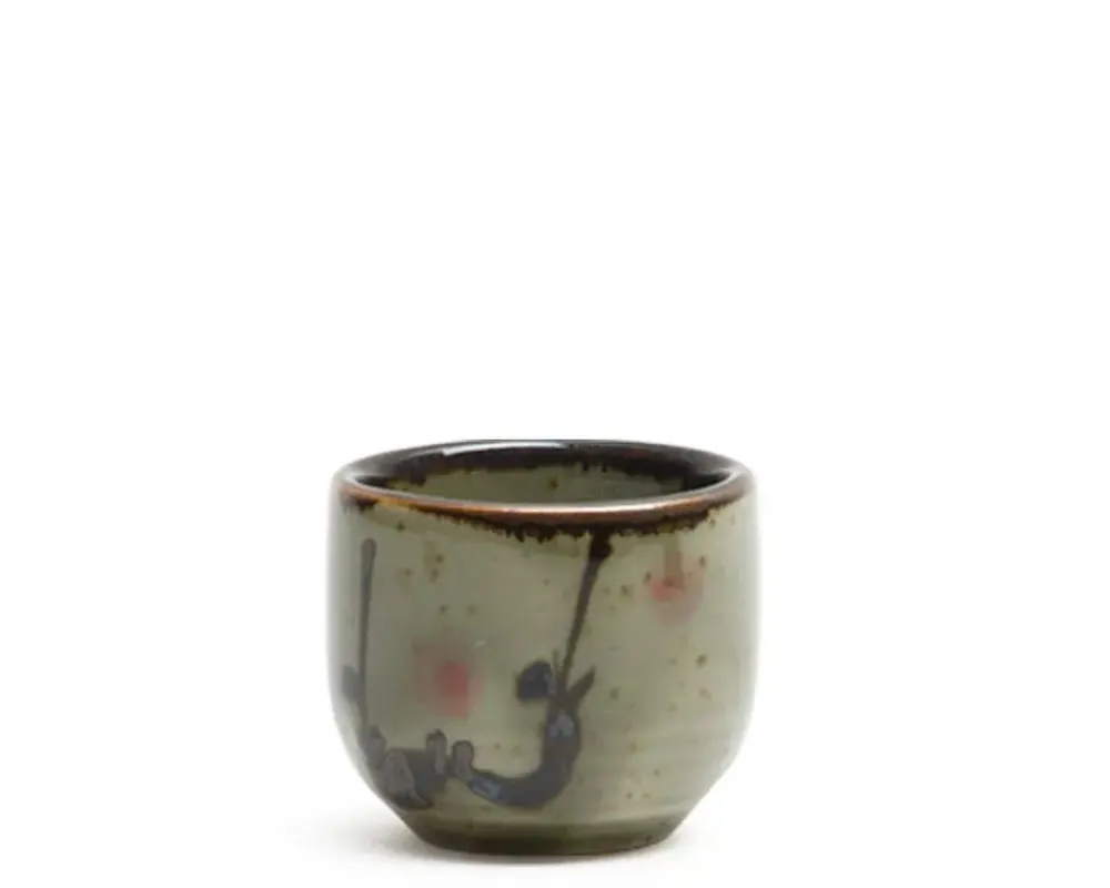 mashiko_plum__oz_sake_cup_1.webp MIYA Company Sake Bottles & Cups | Mashiko Plum 1.2 Oz. Sake Cup