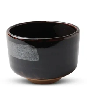MIYA Company Teacups | Matcha Bowl 4.25" Black