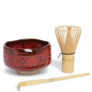 MIYA Company Matcha Bowls & Accessories | Matcha Set Red