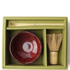 MIYA Company Matcha Bowls & Accessories | Matcha Set Red