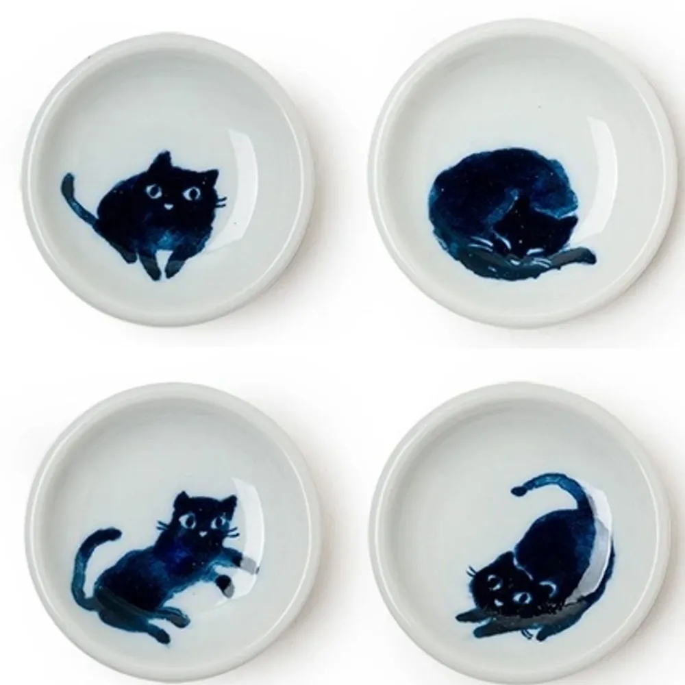 midnight_blue_cat_dish_set_0.webp MIYA Company Cats | Midnight Blue Cat Dish Set