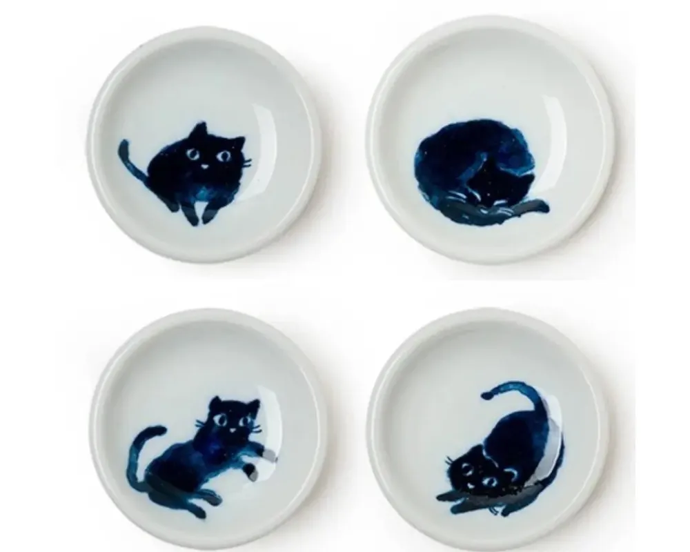 midnight_blue_cat_dish_set_1.webp MIYA Company Cats | Midnight Blue Cat Dish Set