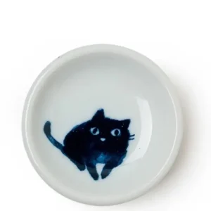 MIYA Company Cats | Midnight Blue Cat Dish Set