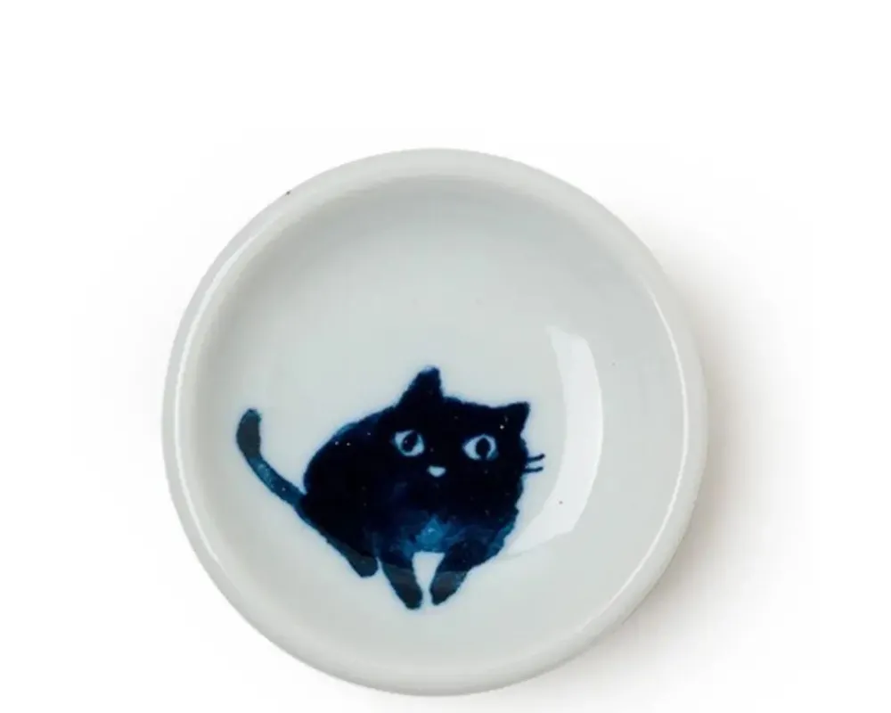 midnight_blue_cat_dish_set_2.webp MIYA Company Cats | Midnight Blue Cat Dish Set