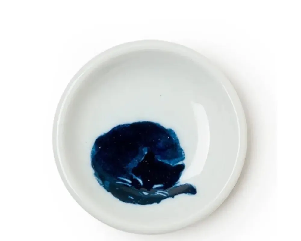 midnight_blue_cat_dish_set_3.webp MIYA Company Cats | Midnight Blue Cat Dish Set
