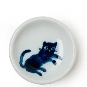MIYA Company Cats | Midnight Blue Cat Dish Set