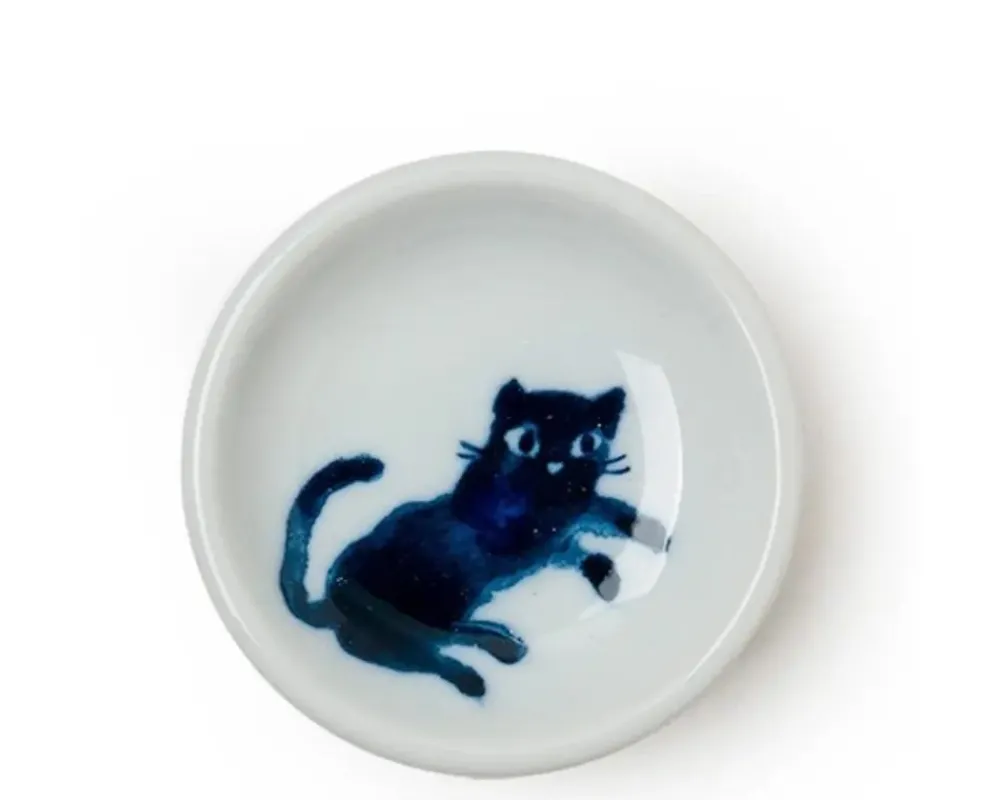 midnight_blue_cat_dish_set_4.webp MIYA Company Cats | Midnight Blue Cat Dish Set