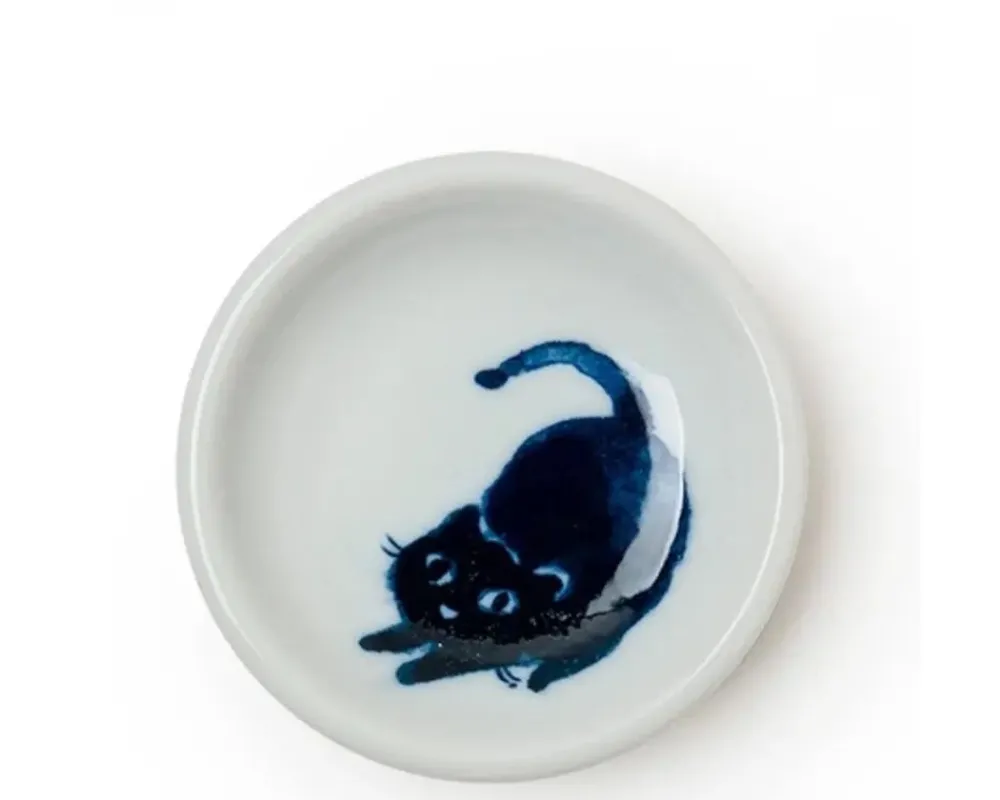 midnight_blue_cat_dish_set_5.webp MIYA Company Cats | Midnight Blue Cat Dish Set