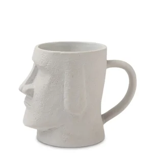 MIYA Company Cups/Mugs | Moai Gray 12 Oz. Mug