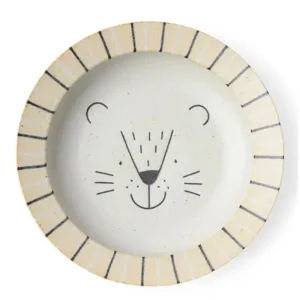 MIYA Company Plates | Mogu Mogu Lion Shallow Bowl 8.75"