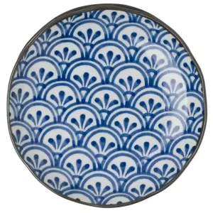 MIYA Company Medium Plates | Monyou 6.5" Hana Seigaiha Plate