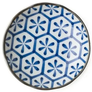 MIYA Company Small Plates | Monyou 4.5" Hana-Kikkou Plate