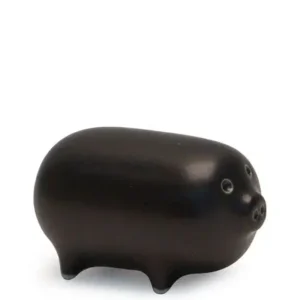 MIYA Company Pigs | Mori Pig Figurine - Black At Miya