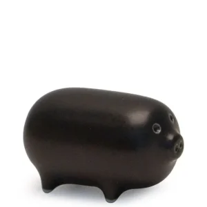 MIYA Company Pigs | Mori Pig Figurine - Black At Miya