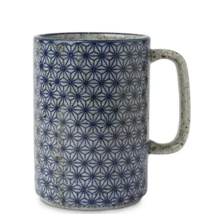 MIYA Company Mugs | Mug Blue Asanoha 16 Oz.