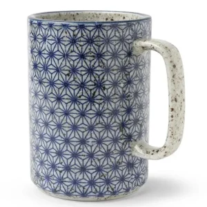 MIYA Company Mugs | Mug Blue Asanoha 16 Oz.