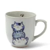 MIYA Company Cups/Mugs | Mug Cat Trio Blue