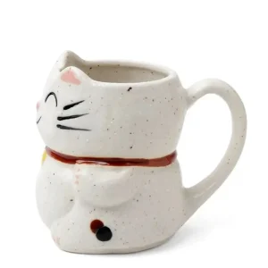 MIYA Company Cups/Mugs | Mug Cat White With Spots