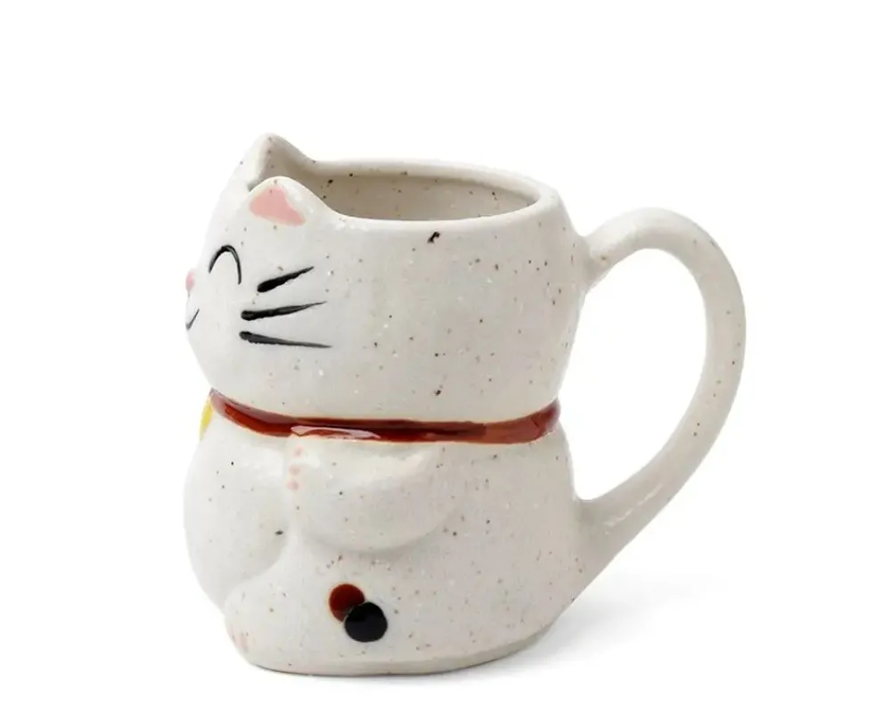 mug_cat_white_with_spots_2.webp MIYA Company Cups/Mugs | Mug Cat White With Spots