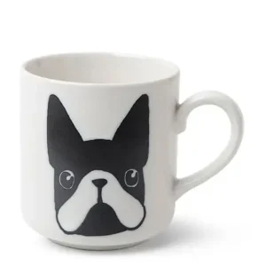 MIYA Company Cups/Mugs | Mug Dog Boston Terrier 8 Oz.