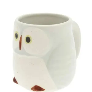MIYA Company Cups/Mugs | Mug Owl Grey