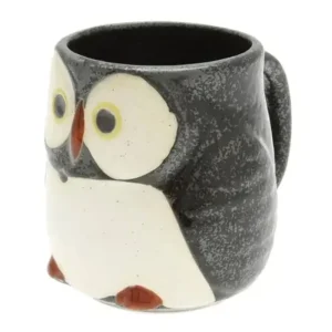 MIYA Company Cups/Mugs | Mug Owl Midnight 14 Oz.