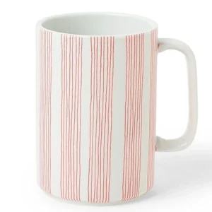 MIYA Company Mugs | Mug Red Obi Stripe