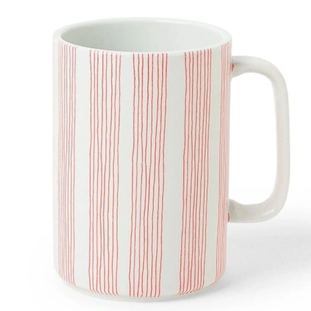 mug_red_obi_stripe_0.webp MIYA Company Mugs | Mug Red Obi Stripe