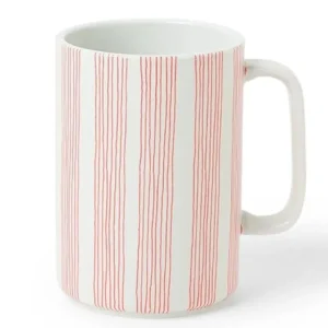 MIYA Company Mugs | Mug Red Obi Stripe