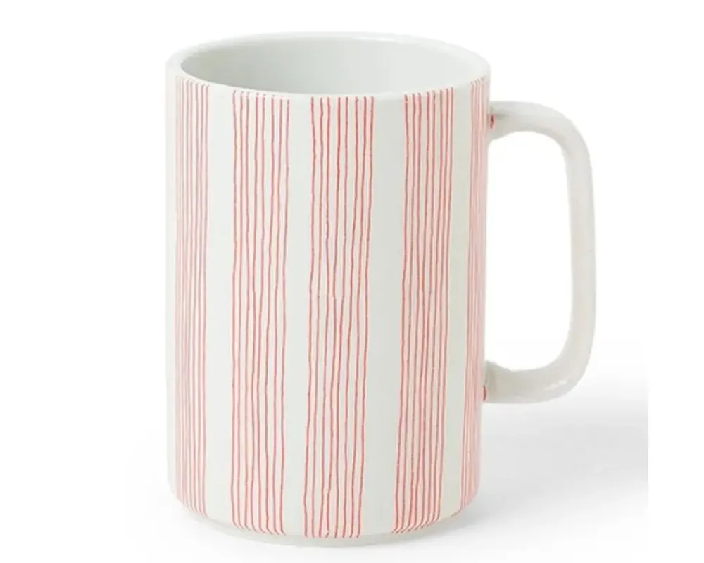 mug_red_obi_stripe_1.webp MIYA Company Mugs | Mug Red Obi Stripe