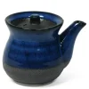 MIYA Company Sauce Pots | Namako Blue 8 Oz. Round Sauce Pot
