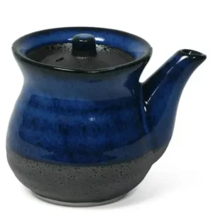 MIYA Company Sauce Pots | Namako Blue 8 Oz. Round Sauce Pot