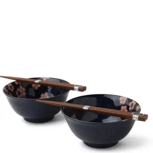 MIYA Company Bowl Sets | Namako Pink Sakura 5.75" Bowl Set/2