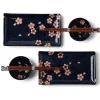 MIYA Company Plate Sets | Namako Pink Sakura Sushi For Two Set