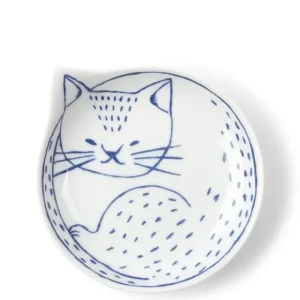 MIYA Company Plates | Nekotori Cat Plate 4.25