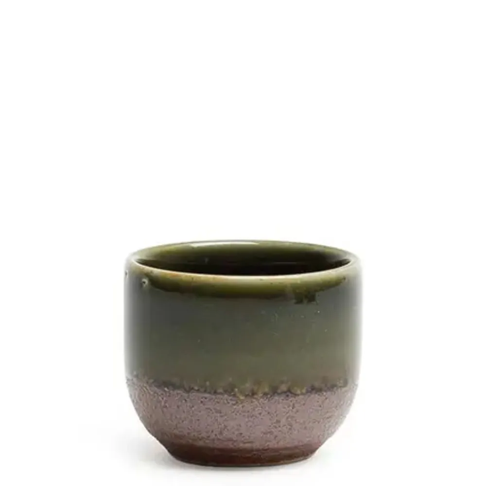 oribe_green__oz_sake_cup_0.webp MIYA Company Sake Bottles & Cups | Oribe Green 1.2 Oz. Sake Cup