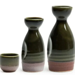 MIYA Company Sake Bottles & Cups | Oribe Green 1.2 Oz. Sake Cup