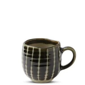 MIYA Company Mugs | Oribe Green Striped 8 Oz. Mug