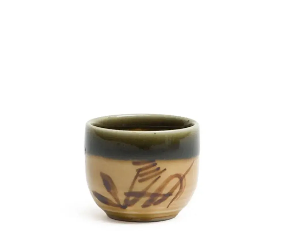 oribe_sasa__oz_sake_cup_1.webp MIYA Company Sake Bottles & Cups | Oribe Sasa 1.2 Oz. Sake Cup