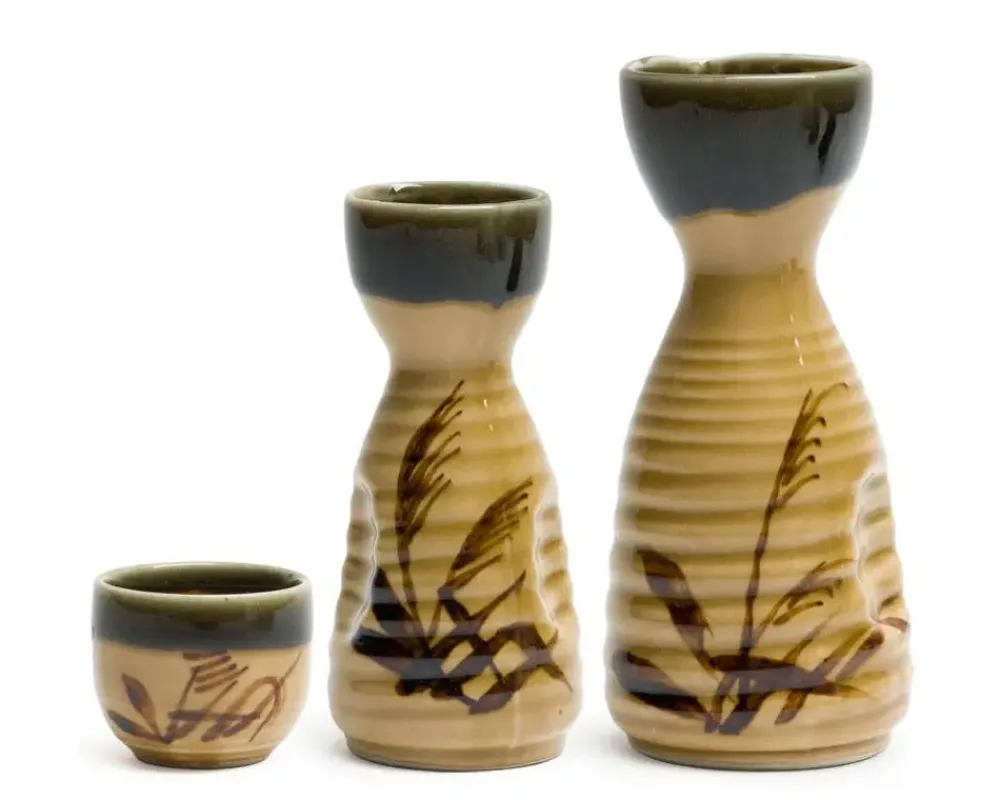 oribe_sasa__oz_sake_cup_2.webp MIYA Company Sake Bottles & Cups | Oribe Sasa 1.2 Oz. Sake Cup