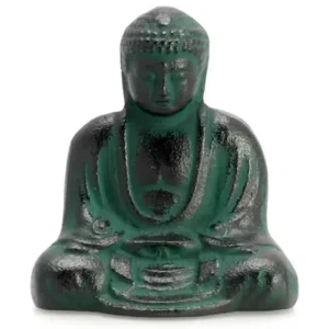 MIYA Company Desk Accessories | Paperweight Buddha Green